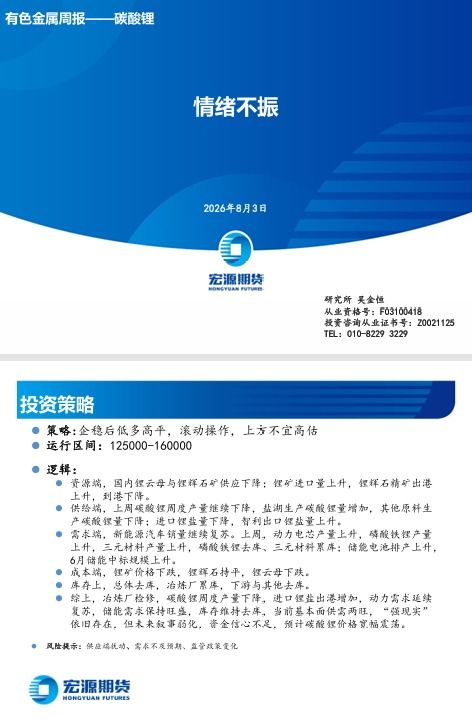 黑色金屬周報 鋼材市場供需博弈加劇，年內或維持窄幅震蕩